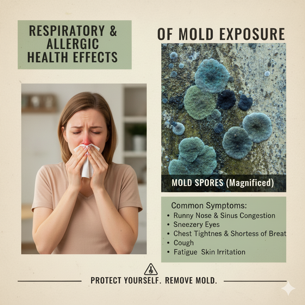 Respiratory & Allergic Health Effects of Mold Exposure